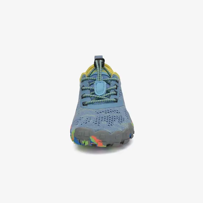 Vista frontal deportiva barefoot niño Saguaro Smart I azul