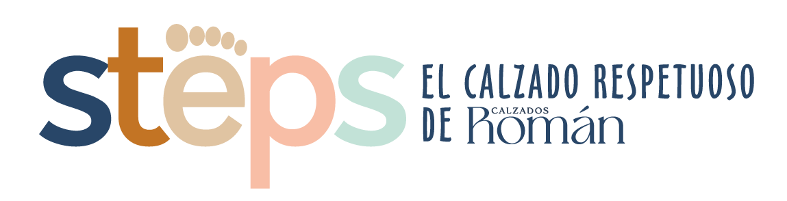Logo Steps Roman El Calzado Respetuoso Color principal horizontal