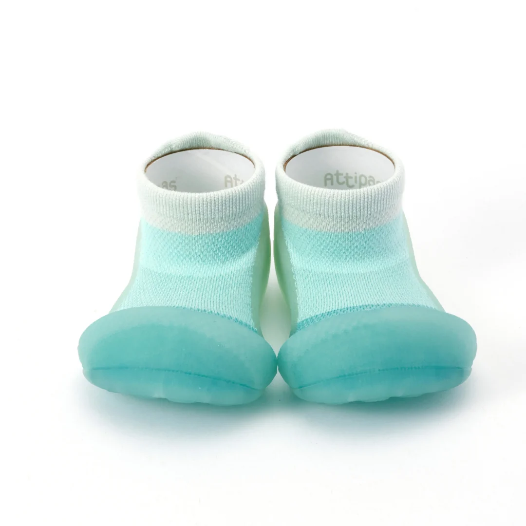 Zapatillas respetuosas bebe Attipas Gradation Mint en tonos menta