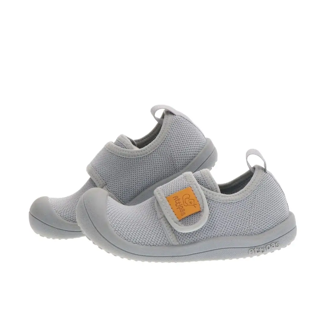 Zapatillas respetuosas niño Attipas Skin Shoes Grey en color gris claro