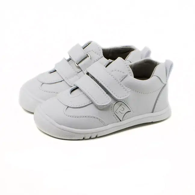 Deportiva de Microfibra Piruflex en Blanco lateral