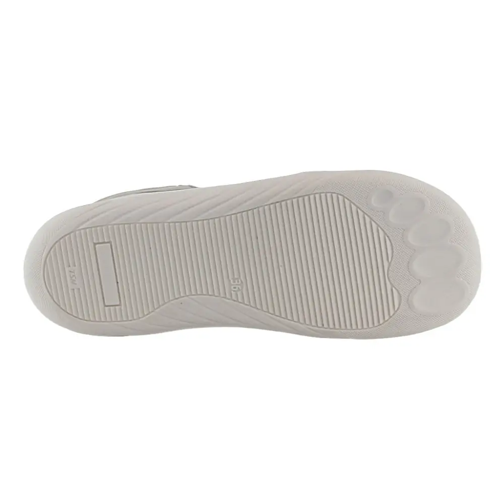 Suela de deportivas barefoot mujer Blandy Shoes modelo Jan en beige, diseño anatómico flexible