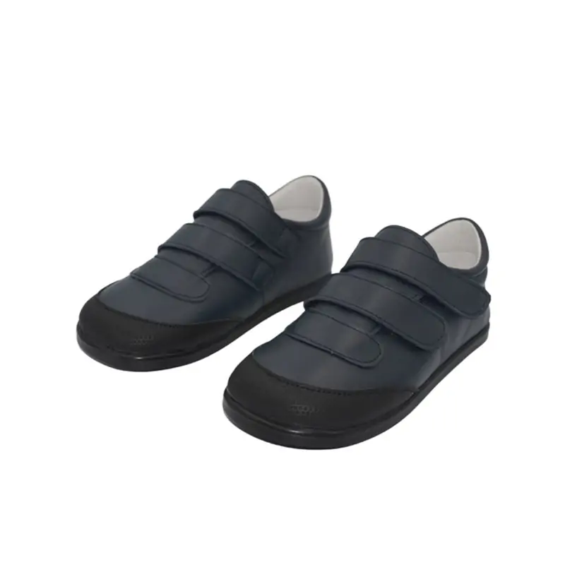 Zapatos respetuosos niño Blandy New School Navy con puntera reforzada y diseño ergonómico