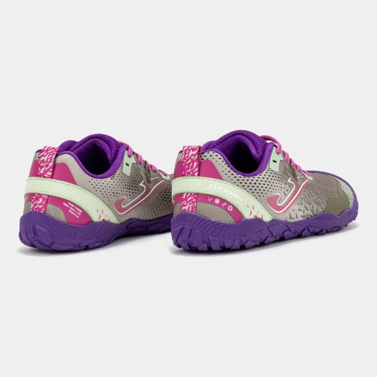 Zapatillas barefoot niño Joma Tundra gris-lila vista frontal