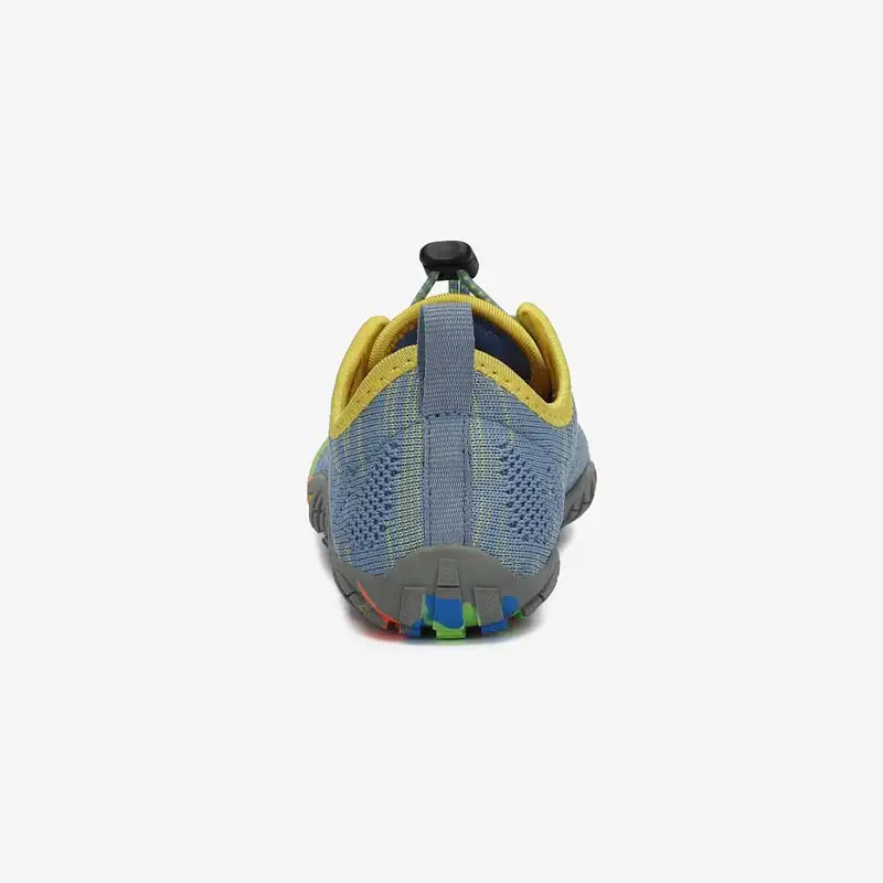 Vista trasera deportiva barefoot niño Saguaro Smart I azul
