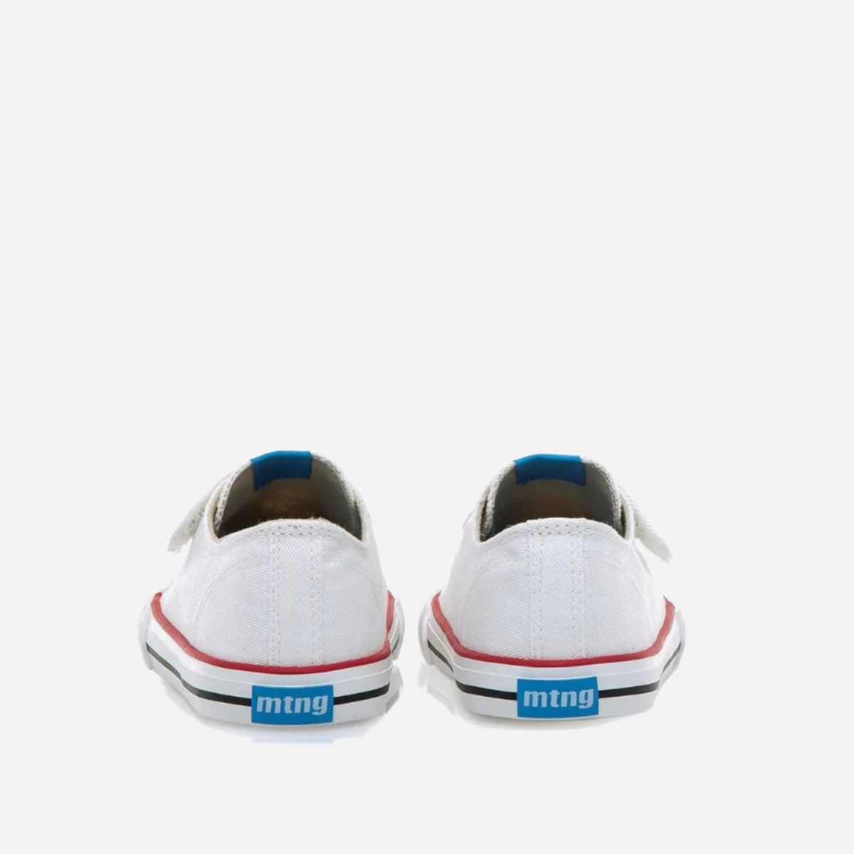 Zapatillas deportivas blanco Mustang Free detalle talón