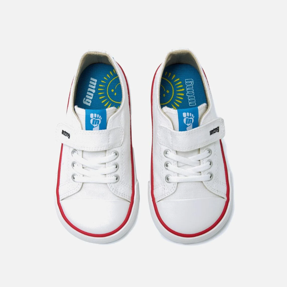Zapatillas deportivas blanco Mustang Free vista superior