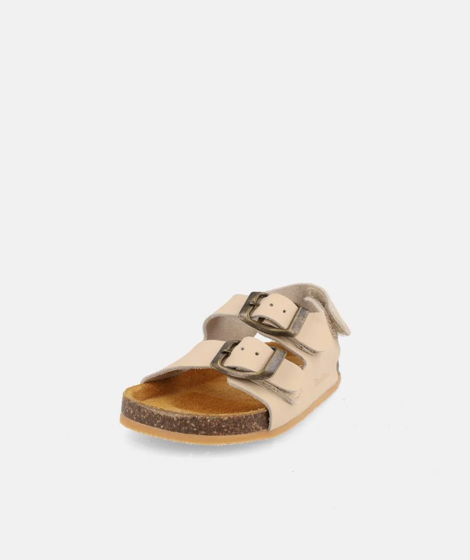 Sandalias respetuosas niño Murano beige vista superior