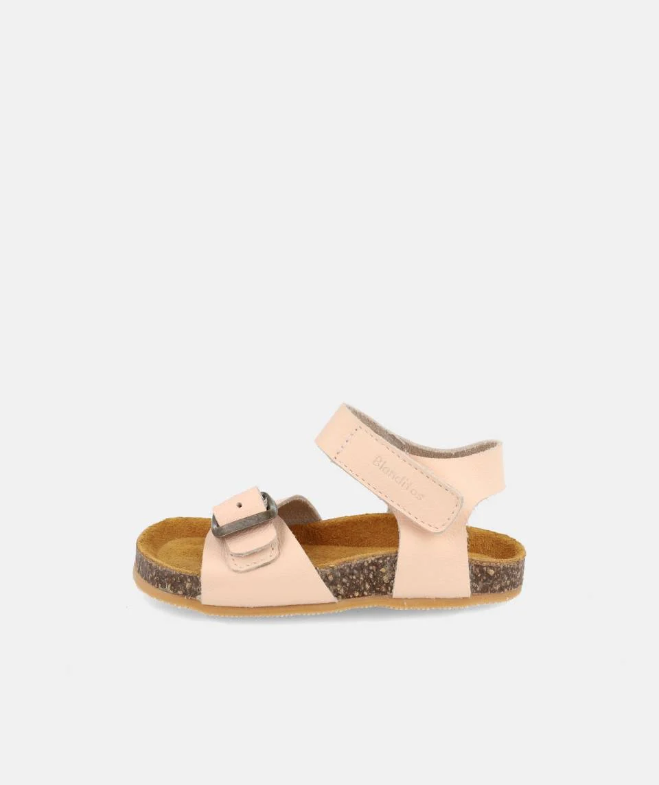 Sandalias respetuosas niño Ponza nude Blanditos by Crios vista frontal