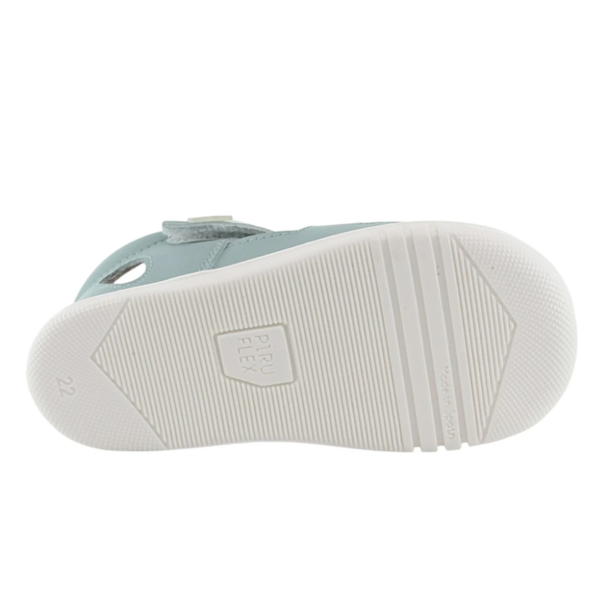 Talón blando de sandalias respetuosas niña Piruflex PF271-6 turquesa