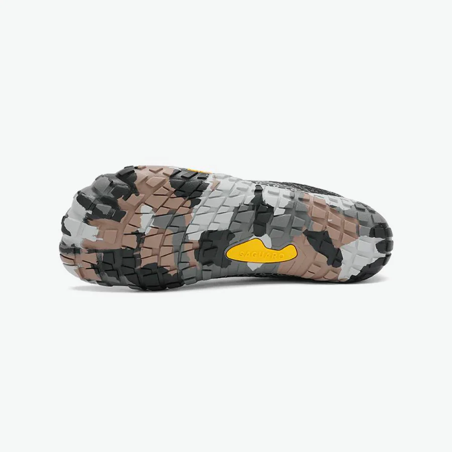 Suela flexible de deportivas barefoot mujer Saguaro SMART II negro camuflaje