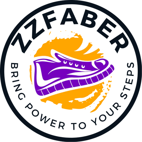 Logotipo oficial de ZzFaber con el lema Bring Power to Your Steps.