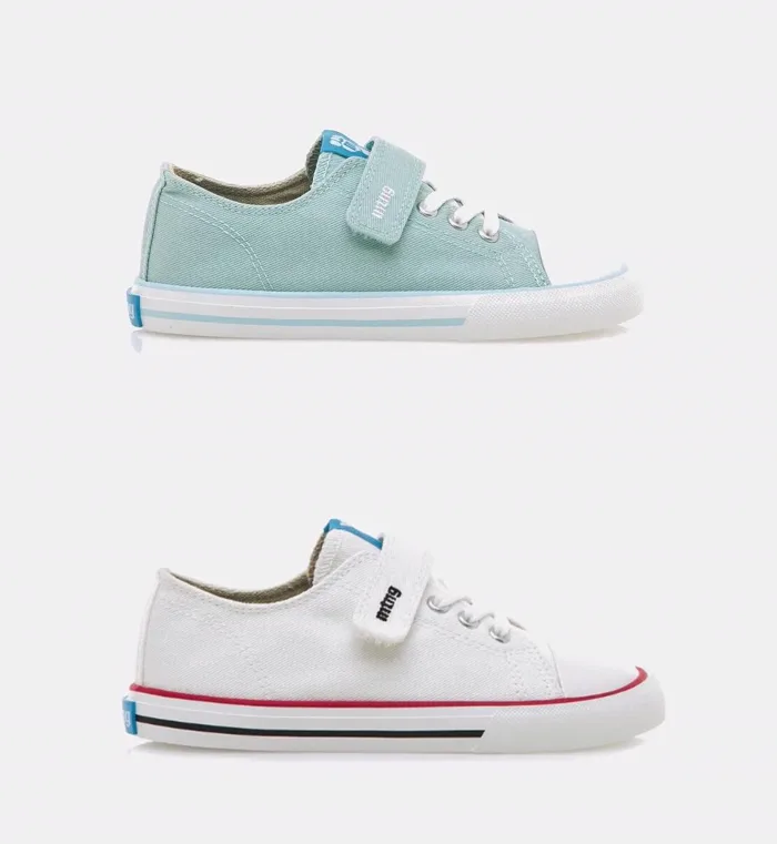 Zapatillas deportivas azul y blanco Mustang Free Canver