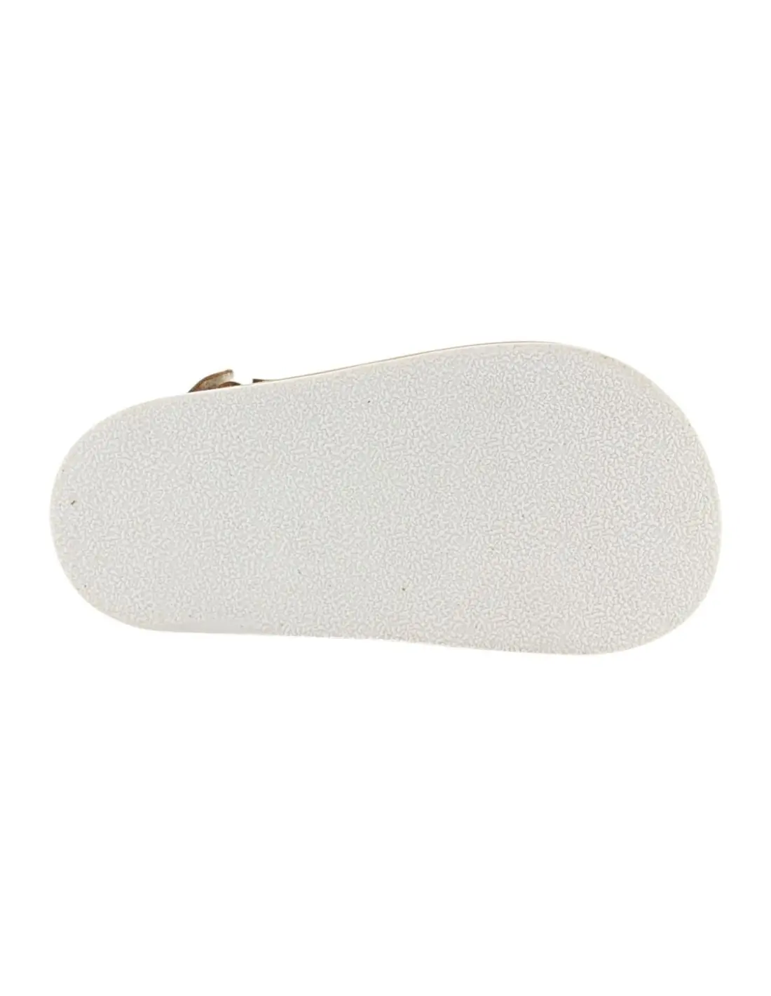 sandalias barefoot mujer blanditos capri champan vista lateral
